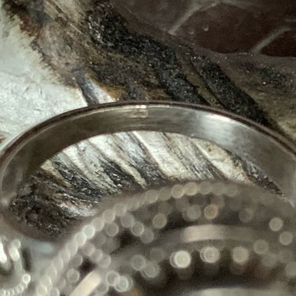 Glowing Labradorite Sterling Silver Ring 925 Vintage - Picture 12 of 15